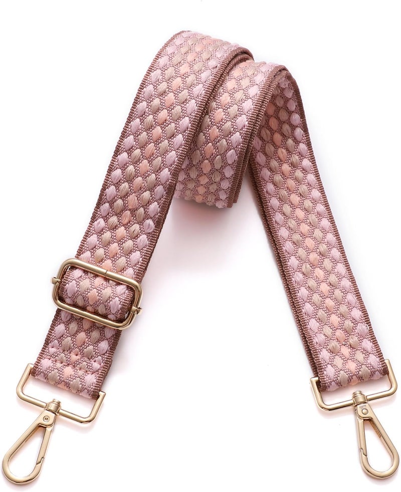 S-Jacorry Purse Strap Replacement Crossbody Wide Shoulder Strap Adjustable Canvas Straps Handbag Strap Replacement Belts - Image 1